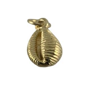 Gold Cowrie Pendant