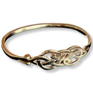 Askernish Gold Celtic Bangle