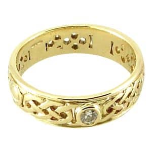 Celtic Diamond Ring Iona