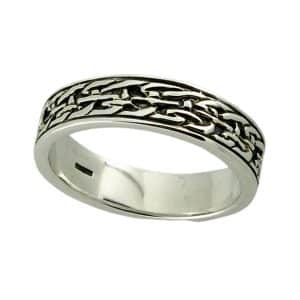 Silver Celtic Ring St Kilda