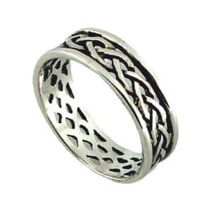 Silver Celtic Ring Staffa