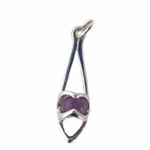 Enya Amethyst Silver Pendant