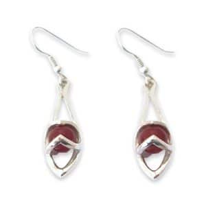 Enya Cornelian Earrings