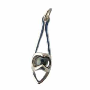 Enya Hematite Silver Pendant