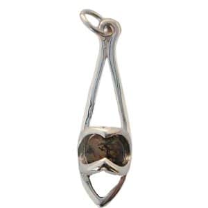 Enya Silver Moss agate Pendant