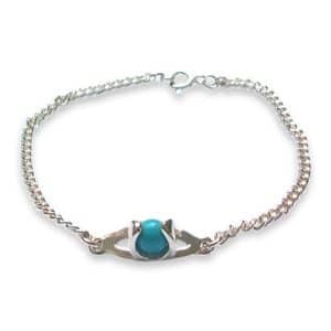 Enya Silver Turquoise Bracelet