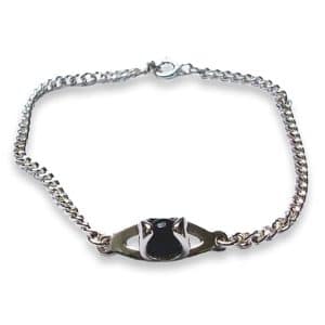 Enya Silver Onyx Bracelet