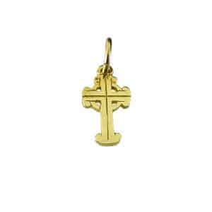 Gold Scottish Cross St Kentigern