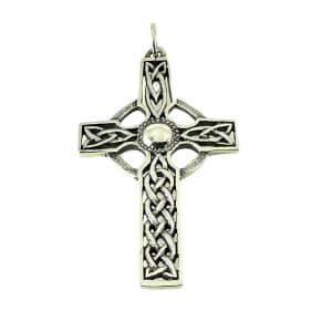 Silver Celtic Cross St Mirren