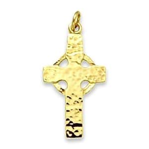 St Patrick Gold Celtic Cross