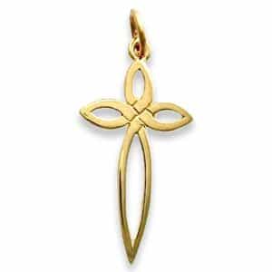 St Torranan Gold Celtic Cross