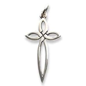 Silver Celtic Cross Pendant St Torranan