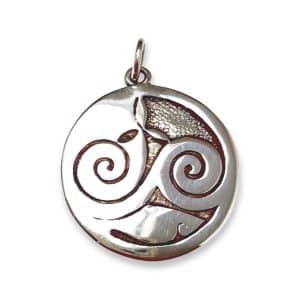 Mhorain Silver Celtic Charm