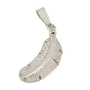 Silver Feather Pendant