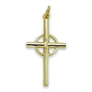 Gold Celtic Cross St Margaret