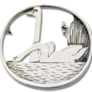 Mute Swans Brooch
