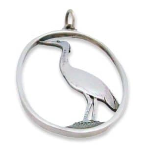Heron Standing Pendant