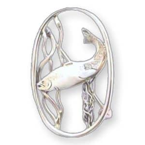 Atlantic Salmon Brooch