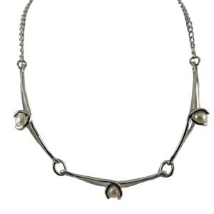 Silver Pearl Necklace Enya