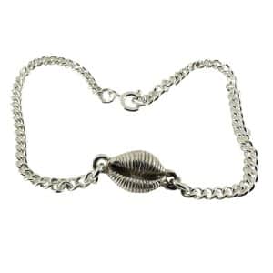 Silver Cowrie Bracelet